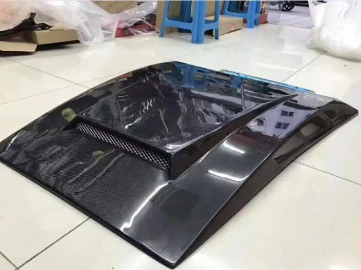 Крышка вентиляционного отверстия переднего бампера двигателя из углеродного