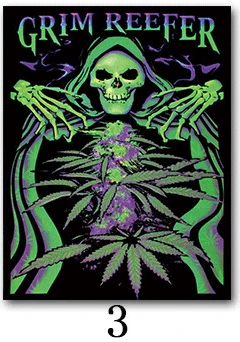 3 Психоделическая футболка плакат абстрактный Blacklight картины художественные принты современные настенные картины на холсте для гостиной домашний декор - Цвет: 3