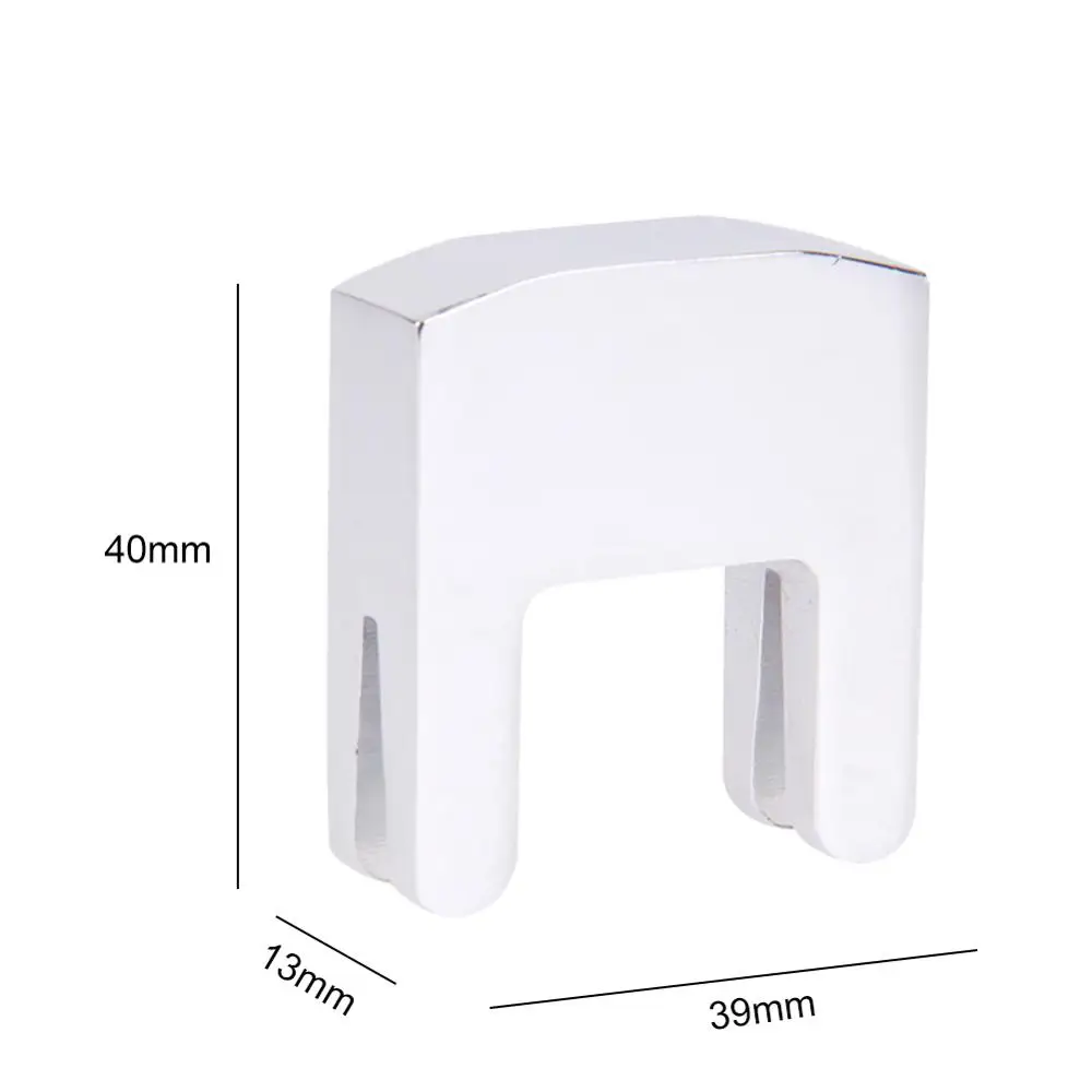 

Durable Cello Metal Mute Silver Zinc Alloy Two-prong Metal Mute Silencer For 3/4 4/4 Cello Parts Accessories 107g