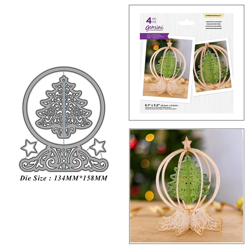 

Christmas Tree Stars Metal Cutting Dies for DIY Scrapbook Album Paper Card Decoration Crafts Embossing 2021 New Dies