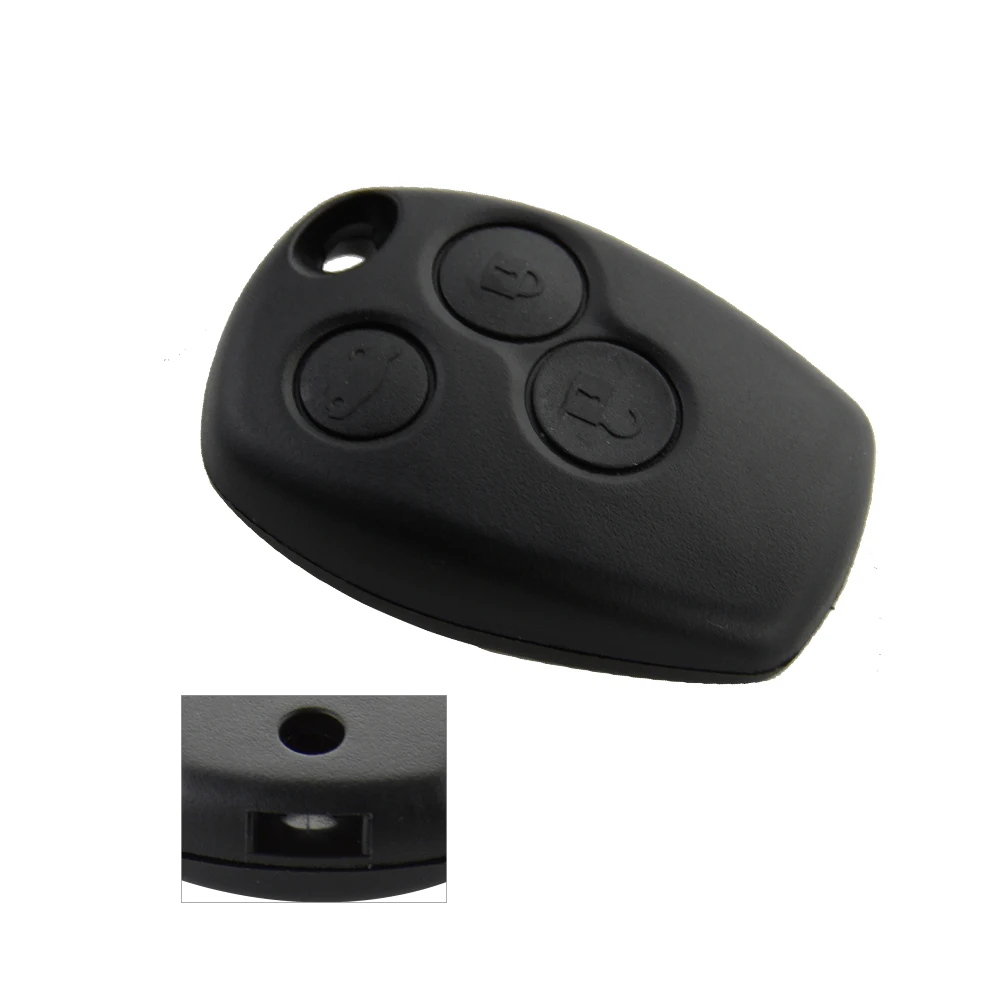OkeyTech Best Price 3 Button Remote Car Key Shell Fob For Renault Megane Modus Espace Laguna Duster Logan DACIA Sandero No Blade |