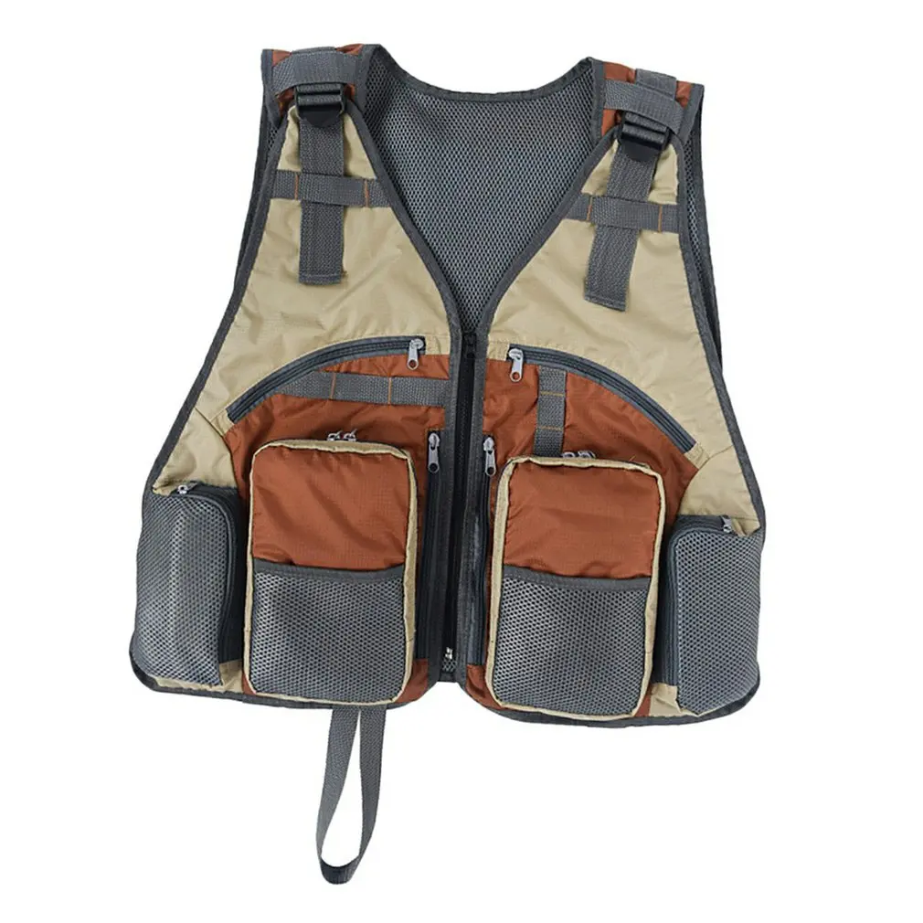 

Outdoor Multi-function Multi-pocket Mesh Photography Vest Fishing Photography Jacket Lightweight Vest