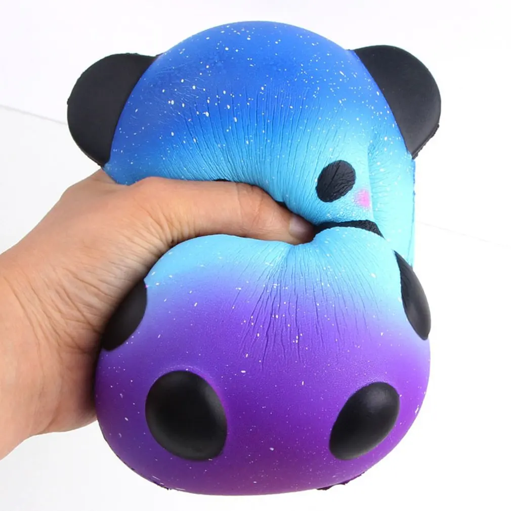 Galaxy Squishy панда сжимаемая антистрессовая игрушка милая синяя сжимаемые Новые