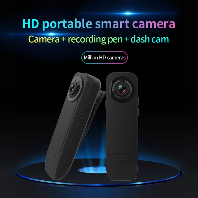 

Portable New Back Clip Camera HD Portable Outdoor Camera Meeting Law Enforcement Recorder Video Recorder Small Camera