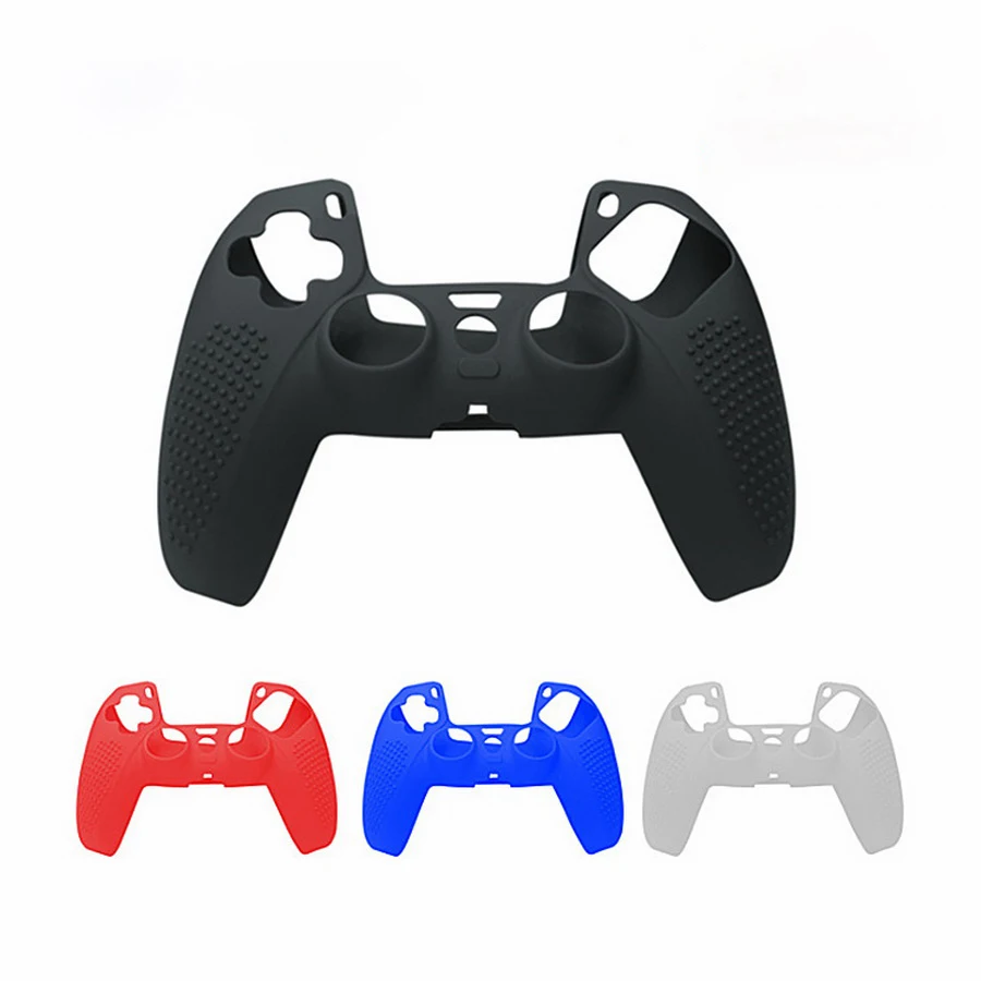 

200 шт./лот, силиконовый Противоскользящий чехол для контроллера SONY Playstation PS5, защитный чехол для геймпада PS5