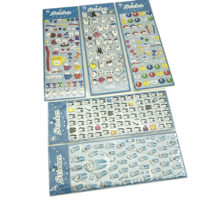 5 шт зубные подарок стоматологический милый в форме коренного зуба с рисунком