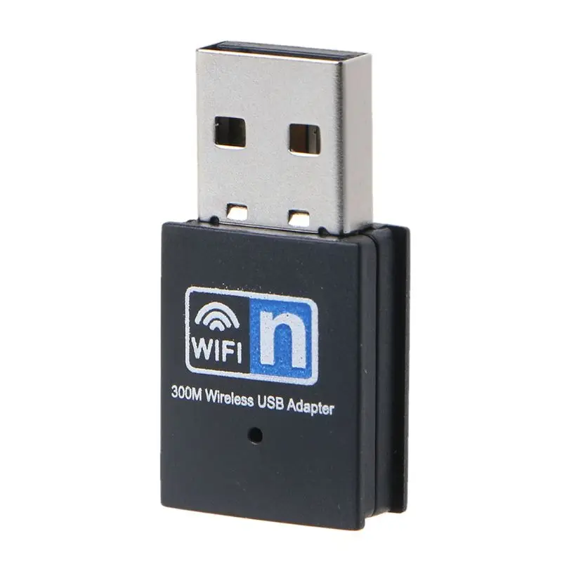USB Wi-Fi адаптер 300M RTL8192EU чипсет Mini USB2.0 ключ-заглушка WLAN Беспроводная сетевая