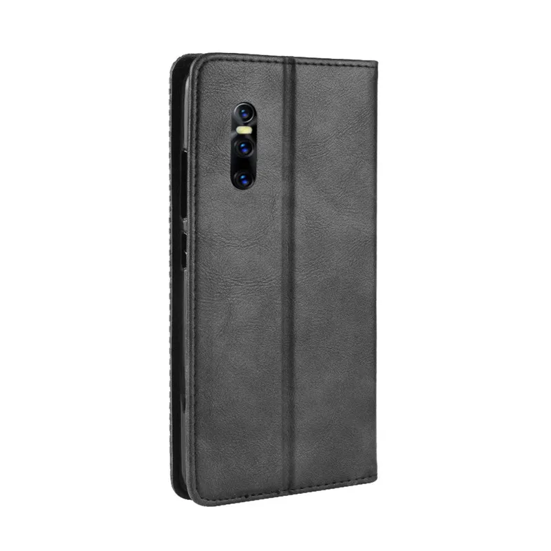 Флип чехол Vivo V15 Pro кошелек обложка на заднюю панель из искусственной кожи сумка
