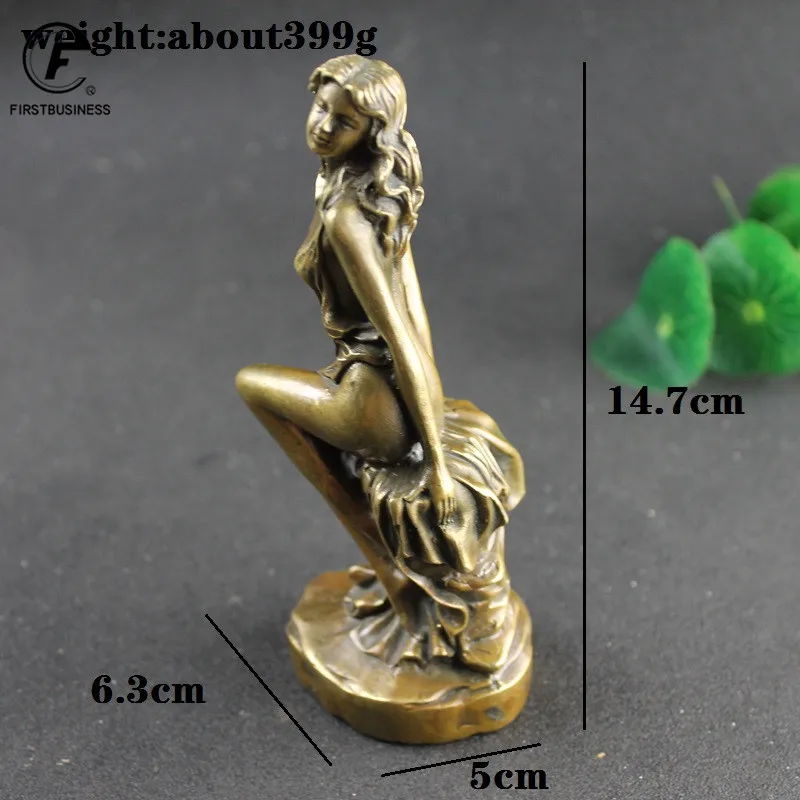 Красивые восточные женские фигурки книжная полка латунная статуя украшение