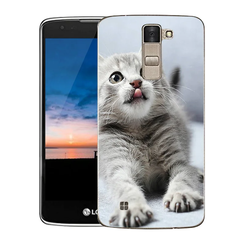 Чехлы для телефонов 5 дюймов LG K8 Phoenix 2 прозрачный роскошный мягкий ТПУ чехол K8Phoneix2