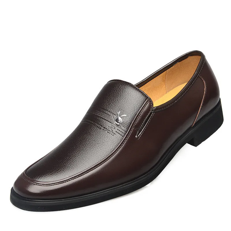 

The Latest Men's Business Leather Shoes for Spring 2021 Hollow Round-toe Men's Shoes Wedding Professional Men's Formal Shoes