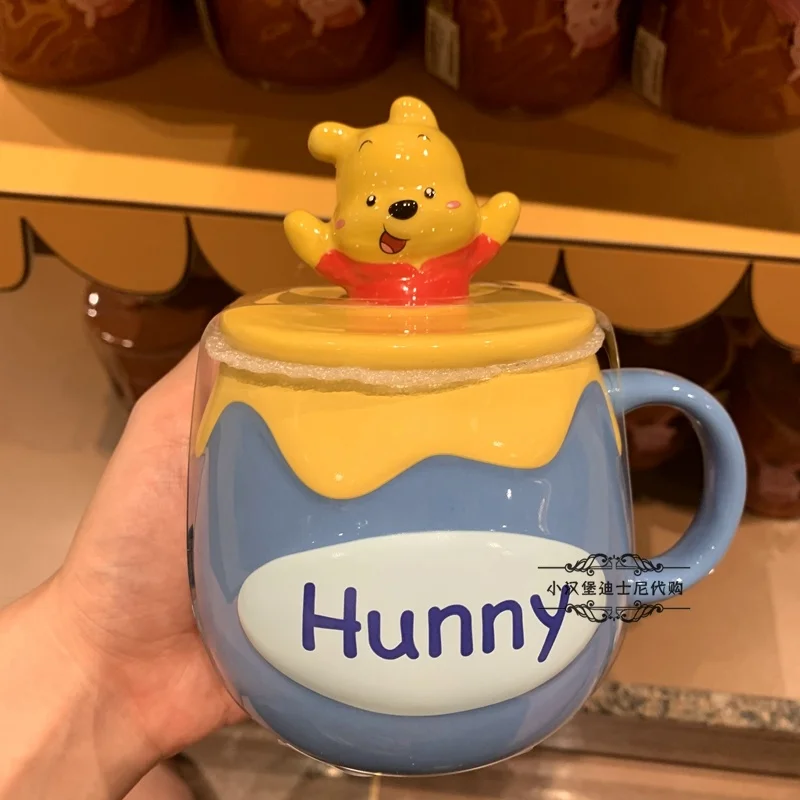 Taza de cer&aacute;mica para beber, cute Winnie the Pooh Tigger de Shanghai Disney, pareja-2