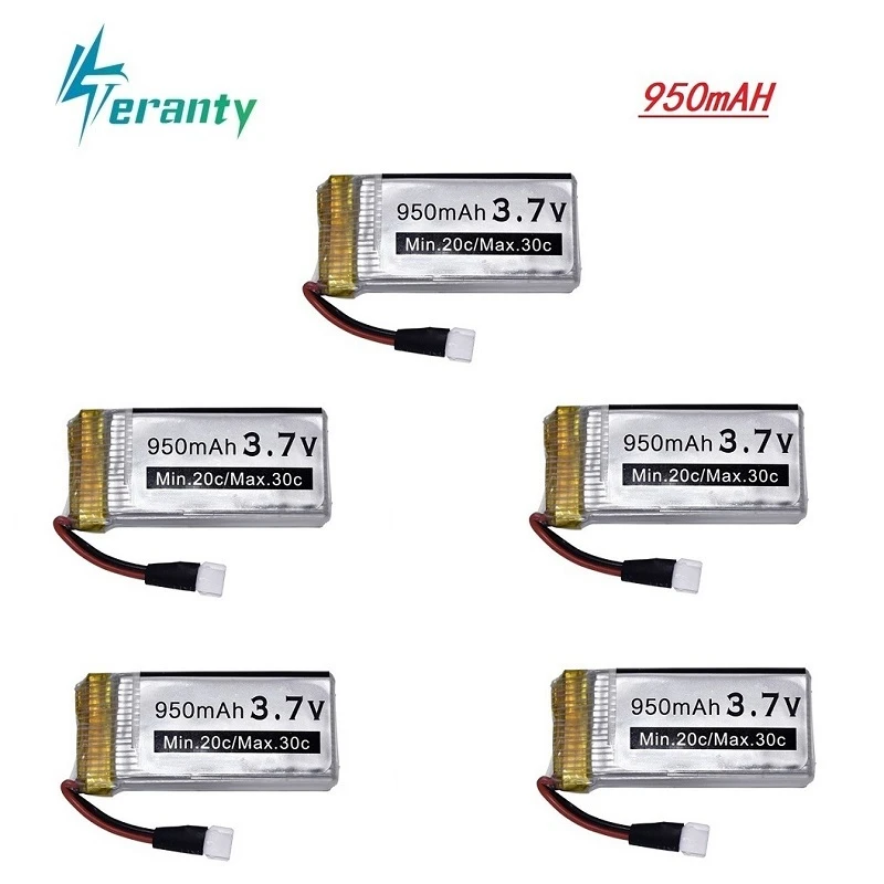 3 7 v 950mah аккумуляторная батарея для Syma X5 X5c 1 X5s X5sw X5sc V931 H5c RC Drone запасные части Lipo 5