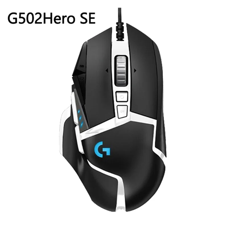 Большая Акция! Мышь Logitech HERO/KDA/SE Проводная игровая мышь LIGHTSYNC RGB 25600 DPI USB для