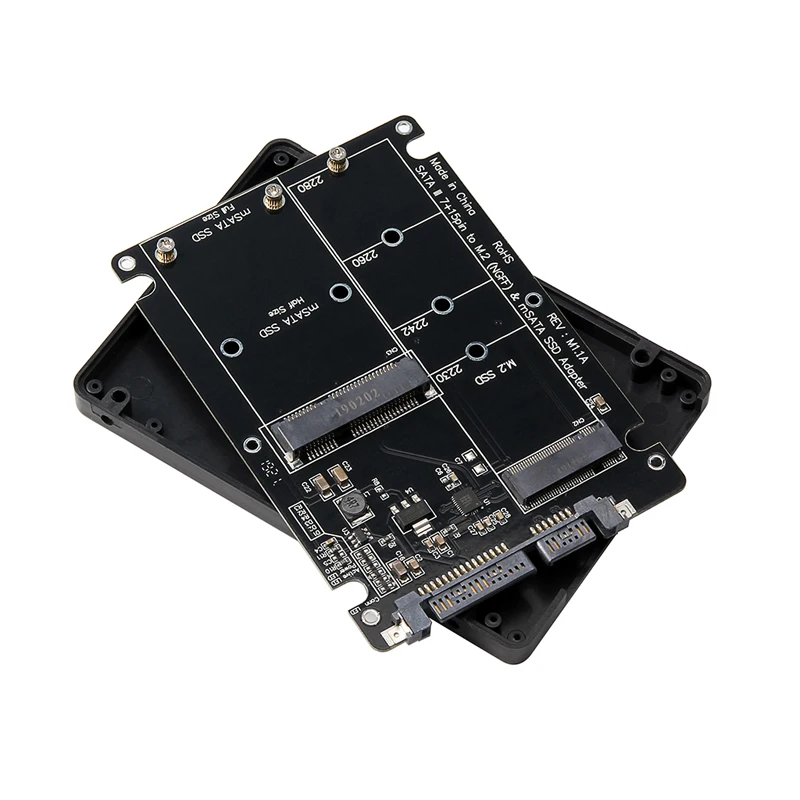 5 шт./лот mSATA SSD на SATA M.2 B/B + M ключ NGFF &amp 2 &quotIII плата адаптер конвертер карта с