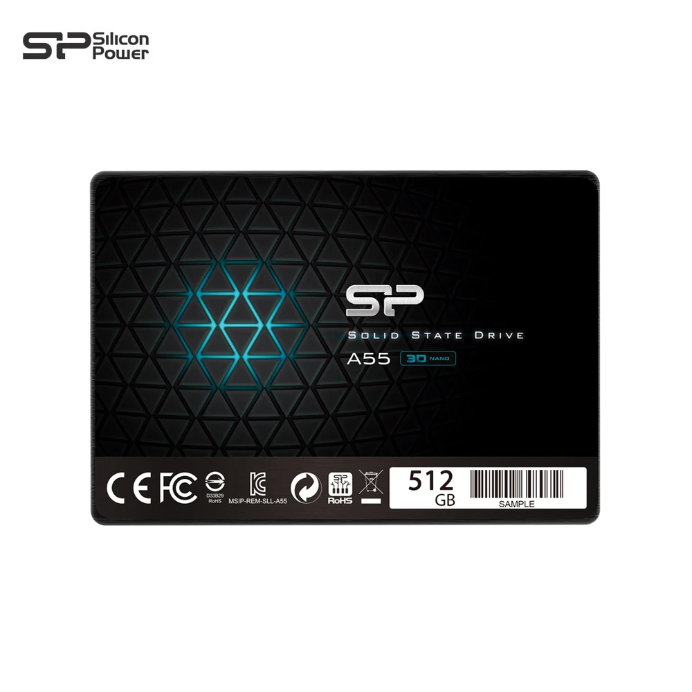 Оригинальный силиконовый мощный SSD Внутренний твердотельный диск SATA 3 560 МБ/с./с 128