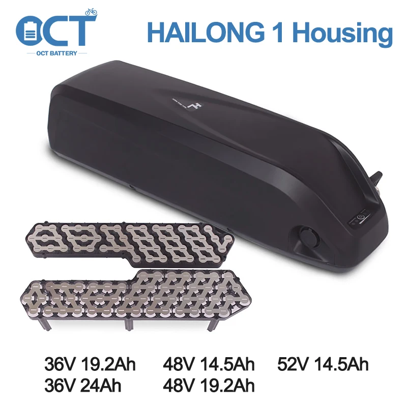 

21700 Cell Hailong Down Tube Type Lithium Electric Bike Battery Pack for e-bike Battery 52V 1000W Large Capacity Super Powerful