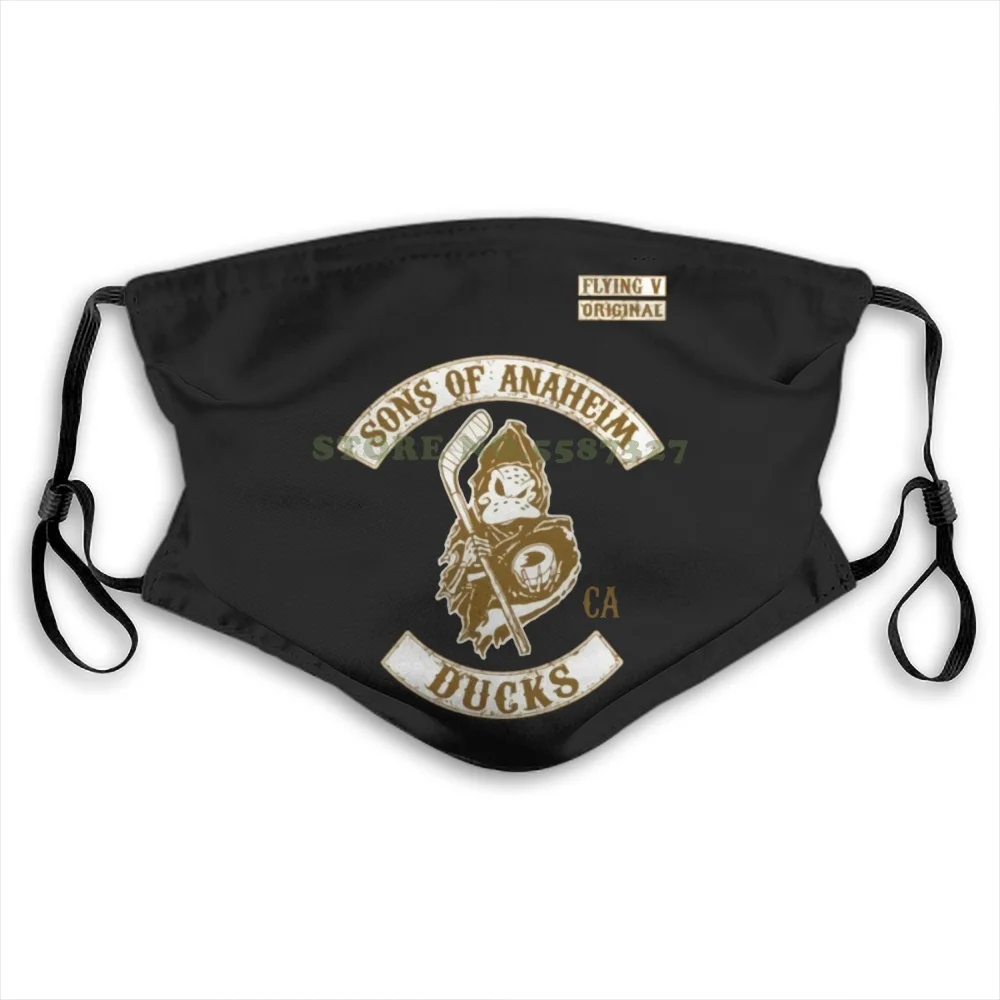 Модные смешные многоразовые маски с изображением бандитов сынов Анахайма