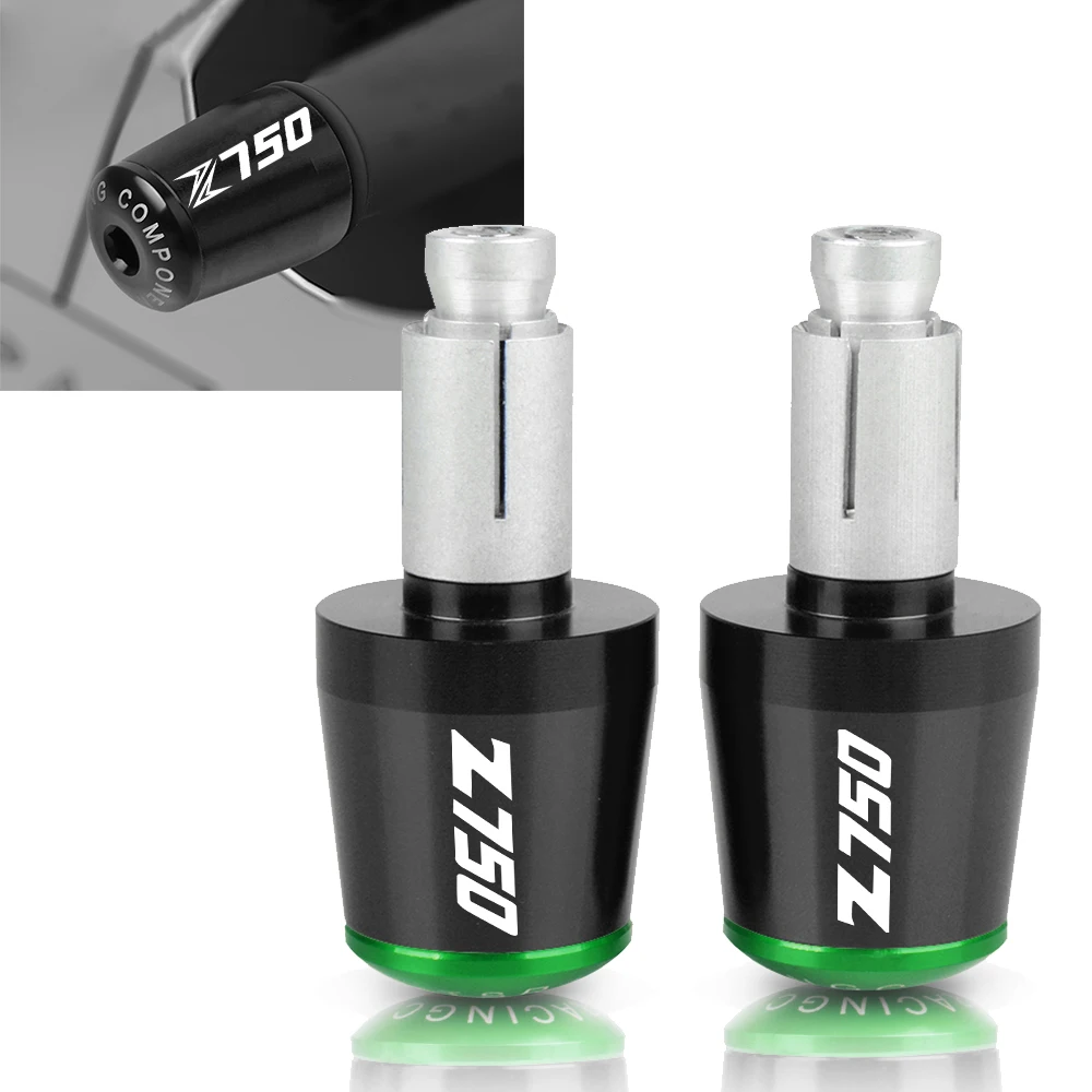 7/8 &quotаксессуары для мотоциклов с ЧПУ руль наконечники KAWASAKI Z750 Z 750 2007 2008 2009 2010 2011 2012