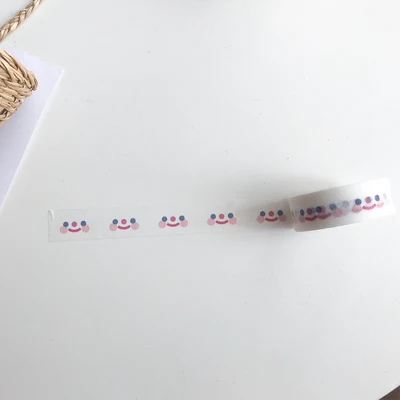 Корейский облачный смайлик маскирующая васи лента DIY декоративная клейкая лента для дневник в стиле Скрапбукинг Украшение кавайные канцелярские принадлежности - Цвет: D