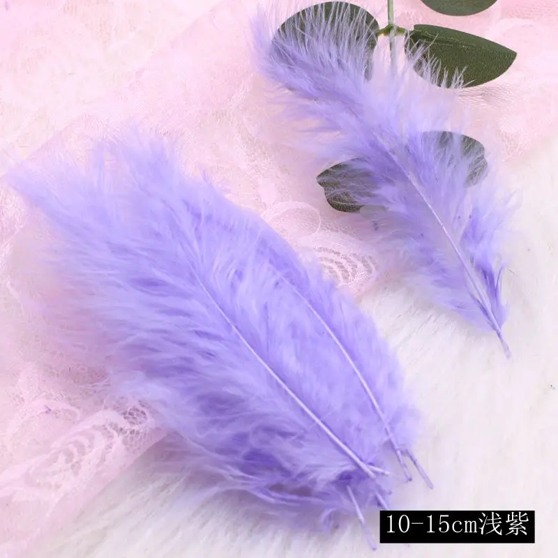 100 шт. белые перья Марабу индейки для рукоделия 10 15 см 4 6 дюймов свадебное