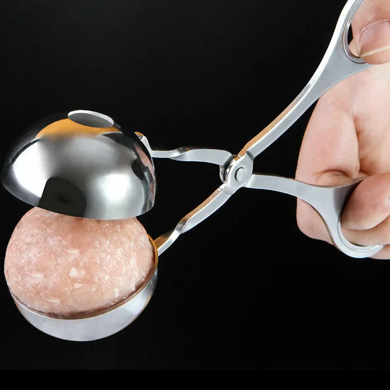 

Delidge 1 PC Stainless Steel Meat Baller Scoop Meatball Maker Rice Ball Mold Cooking Tool Kitchen Gadgets