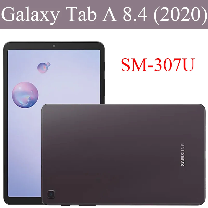 Tablet case for Samsung Galaxy Tab A 8.4 2020 Silicone soft shell TPU Airbag cover Transparent protection capa for SM-T307U (V)