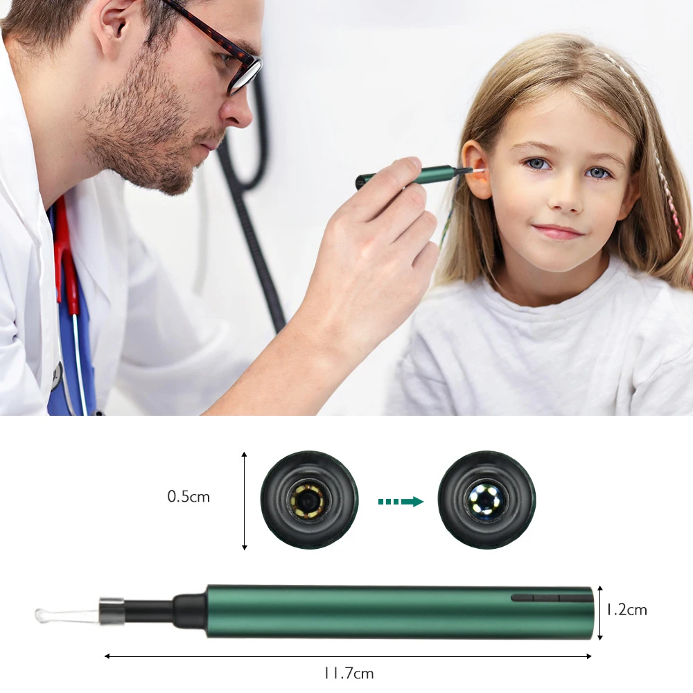 Wireless WiFi Ear Otoscope Oto Speculum Ultra-Thin Scope Camera Waterproof Earwax Removal Tool Health Care Android iOS images - 6