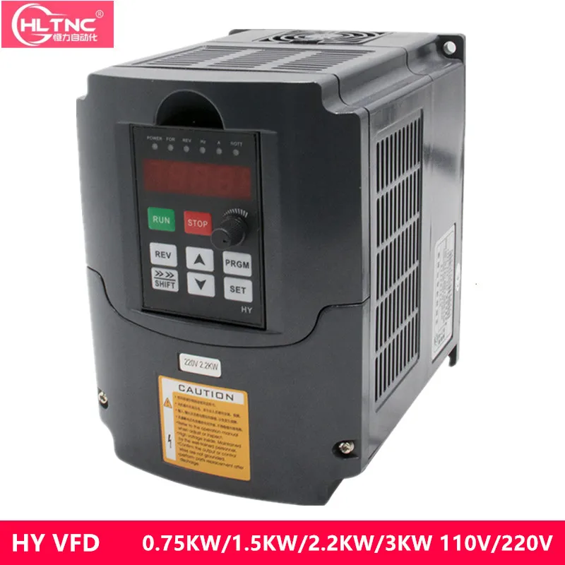 Частотно-регулируемым приводом 110V 220V 380V 0,75/1,5/2,2/3 кВт 2hp частотно-регулируемый привод ЧПУ приводной преобразователь для мотора с 3 фазами Скорость Управление