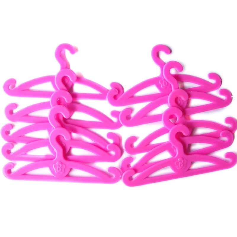 

20 lovely hangers For delivery in package fit Clothes baby For 1/6 Dress Z5Q9