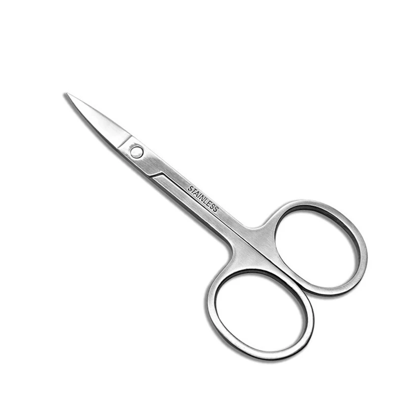 Mtssii Eyebrow Scissors Trimmer Eyelashes Nose Hair Scissor Stainless Steel Manicure Cutter Nail Makeup | Красота и здоровье