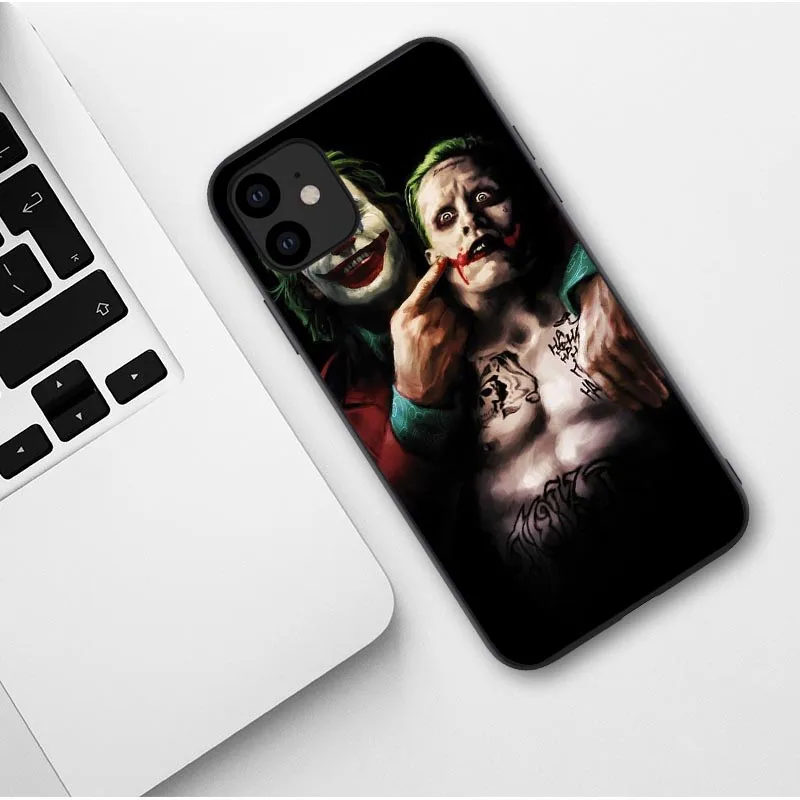 TPU Чехол Joker Horror Movie Joaquin Phoenix для iPhone 11 Pro Max X 7 8 Plus XR XS MAX Black - Цвет: TPU