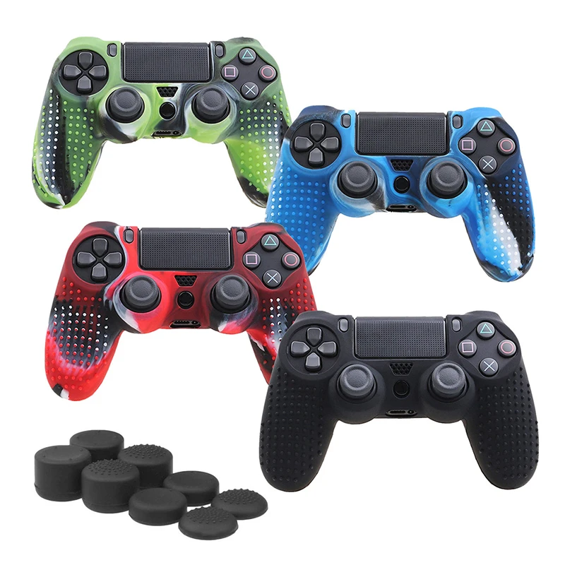 

1pcs for PS4 Silicone Cover Case Camouflage Silicone Rubber Skin Grip Cover Case for PlayStation 4 PS4 Controller