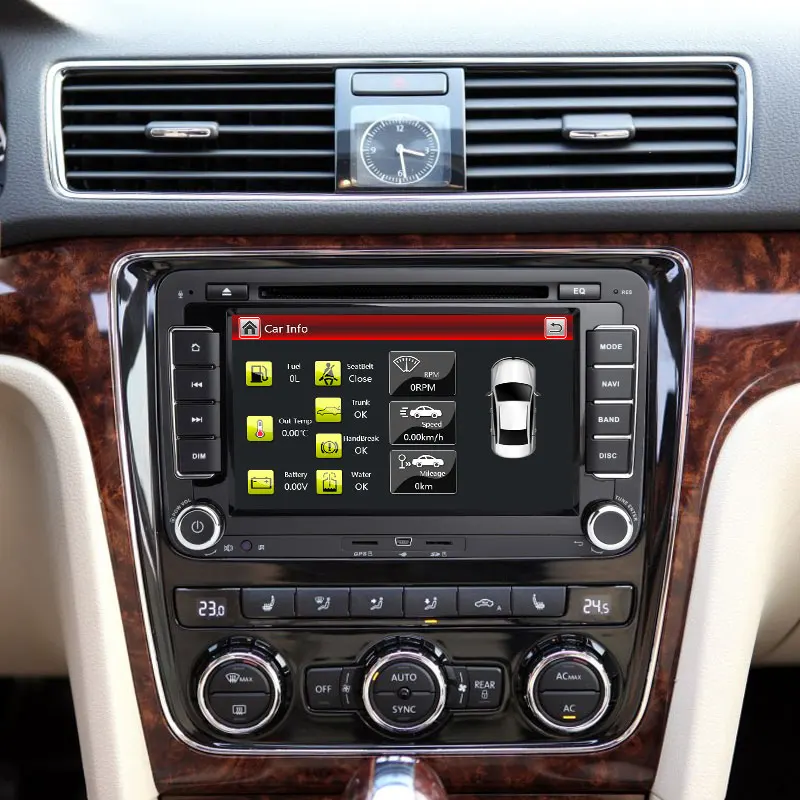 Автомобильный DVD-плеер 2Din для VW Volkswagen Passat b6 b7 Skoda Octavia Superb 2 T5 Golf 5 сиденье Polo leon радио