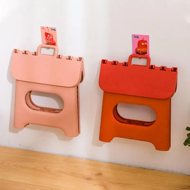 

PP Durable Travel Portable Folding Step Stool Multifunction For Adults Children Extra-Wide Step Stool Easily Fold Support Safety