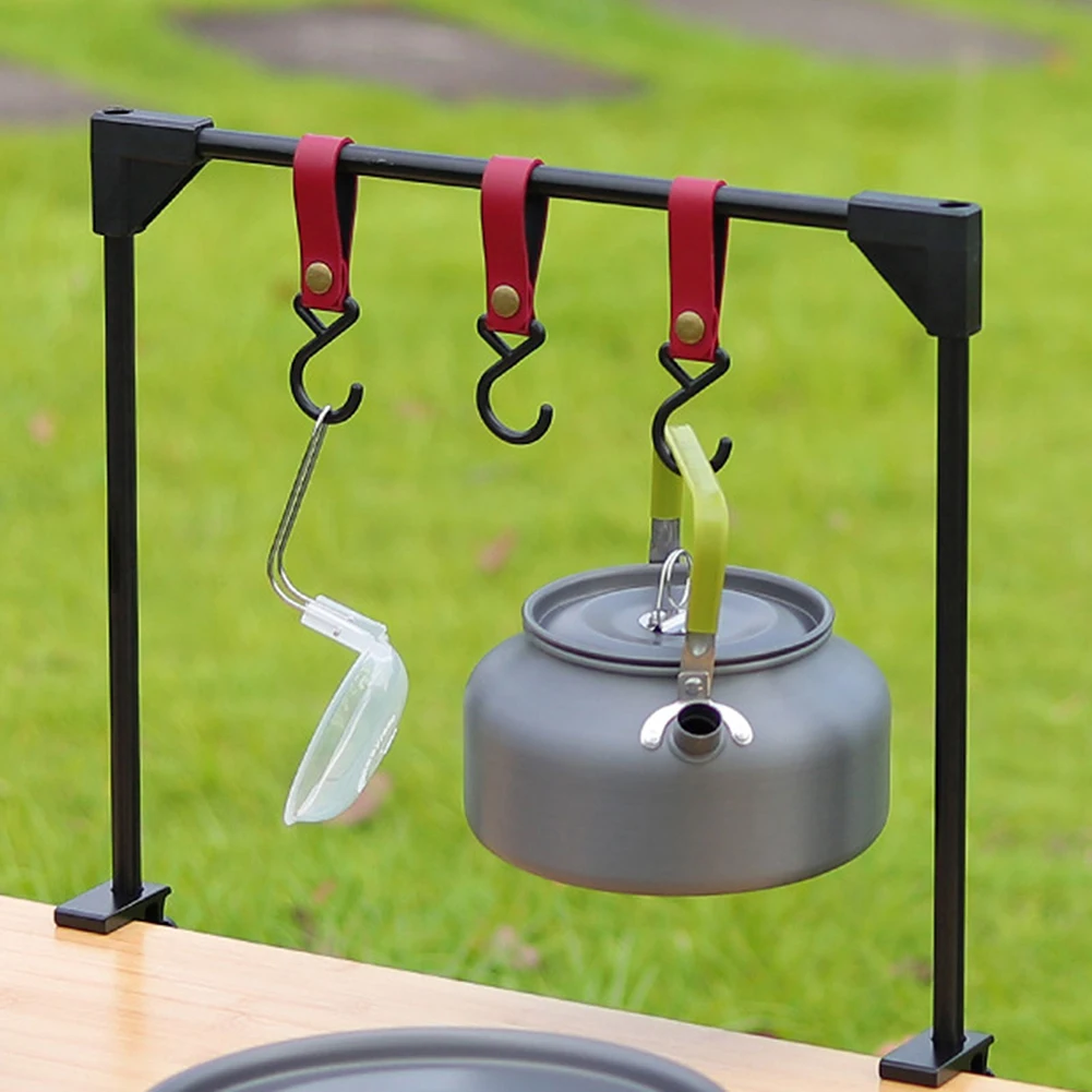 

Desktop Folding Storage Rack Outdoor Camping Picnic Barbecue Tableware Aluminum Alloy Rack Detachable Multifunctional Bracket