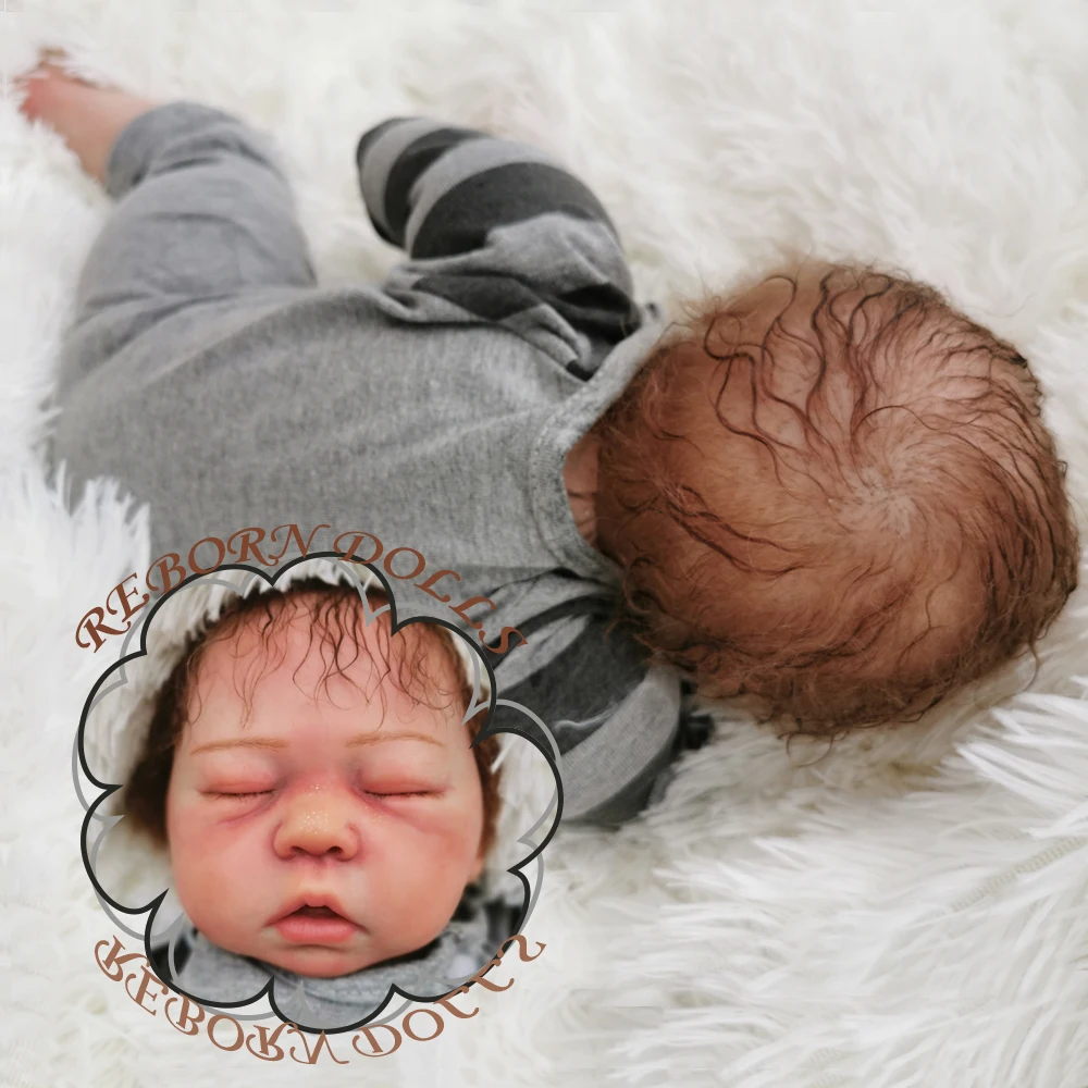 Изысканный Bebe reborn деталь ручная роспись хлопок тело силиконовые baby куклы