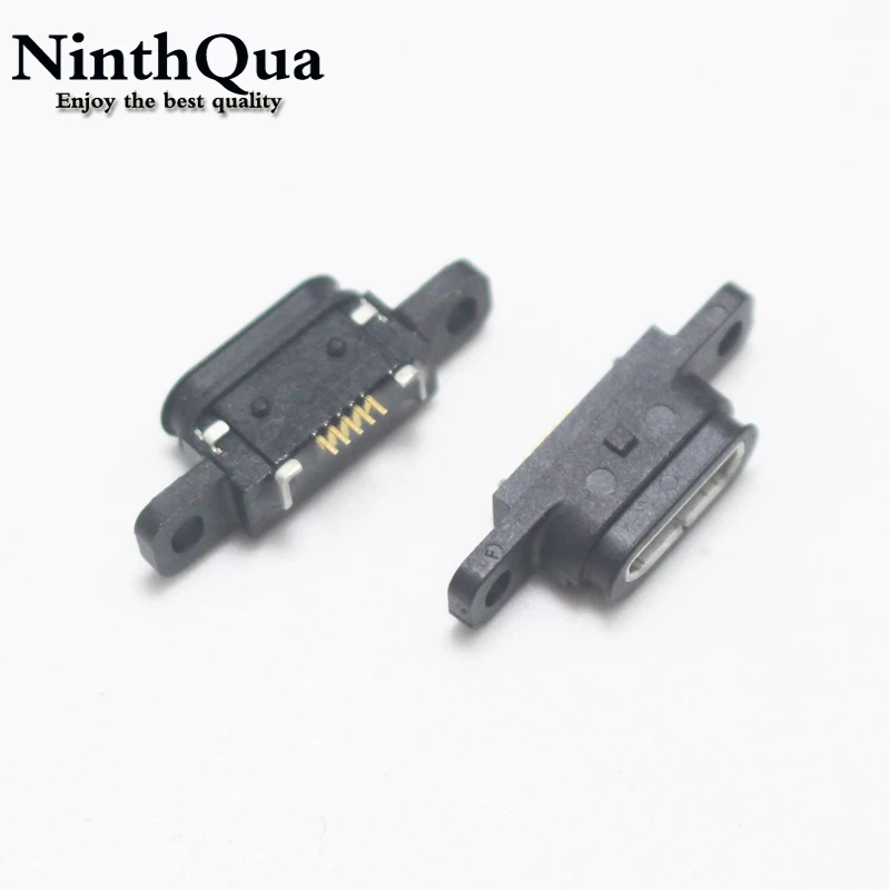 2/5/10 шт. Micro USB 5-контактный разъем для зарядки док-порт 5P IP67 Водонепроницаемый