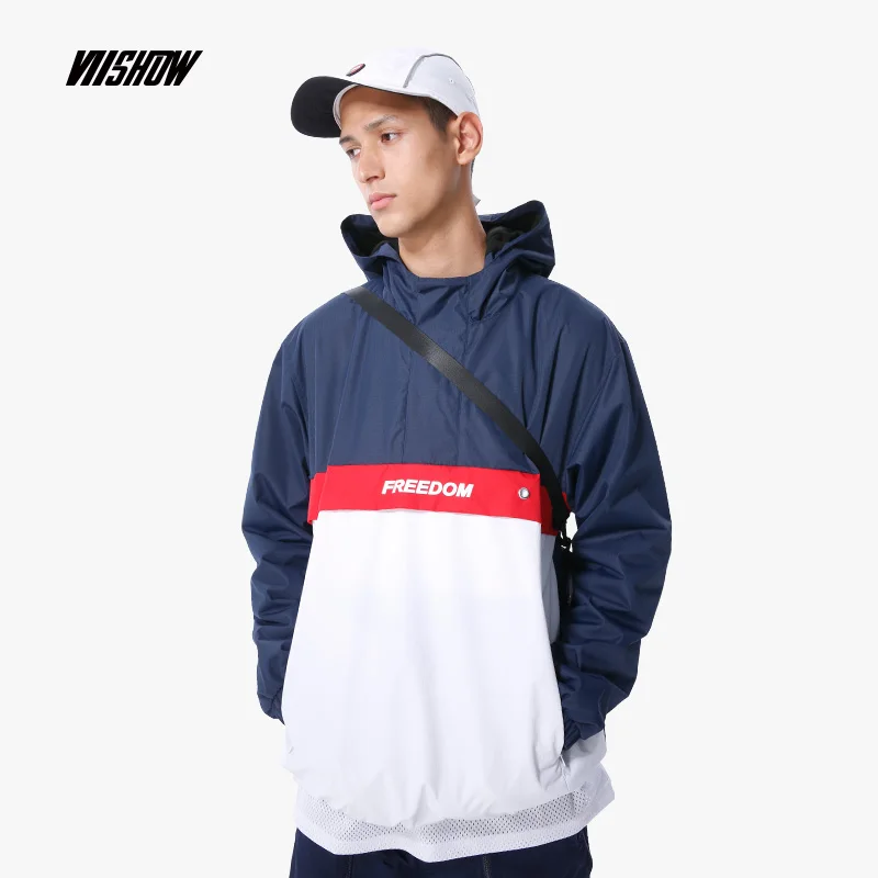 VIISHOW мужские ветровки новинка толстовки куртка для мужчин 2018 брендовая