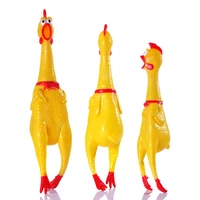 screaming chicken squeeze sound toy pets dog toys product shrilling decompression tool squeak vent chicken