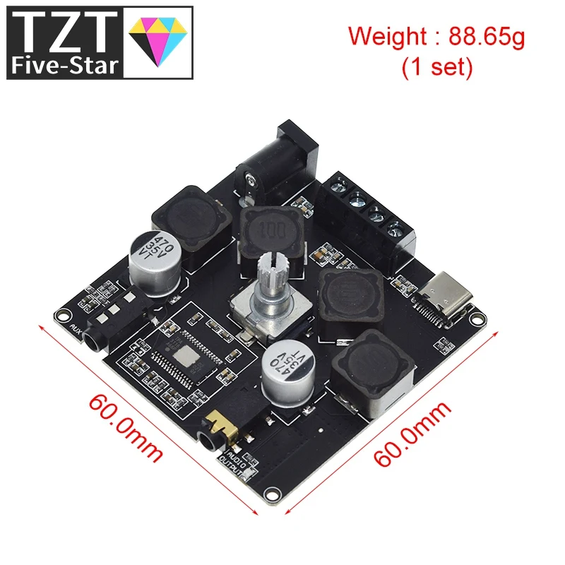 Sinilink AP50H HIFI Bluetooth 5.0 беспроводной аудио TPA3116D2 плата цифрового усилителя мощности 50