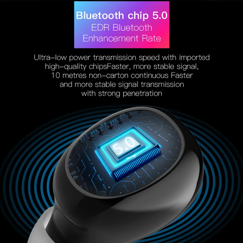 UBeamer XI10S беспроводные наушники Bluetooth 5 0 светодиодный дисплей 3000 мА/ч внешний