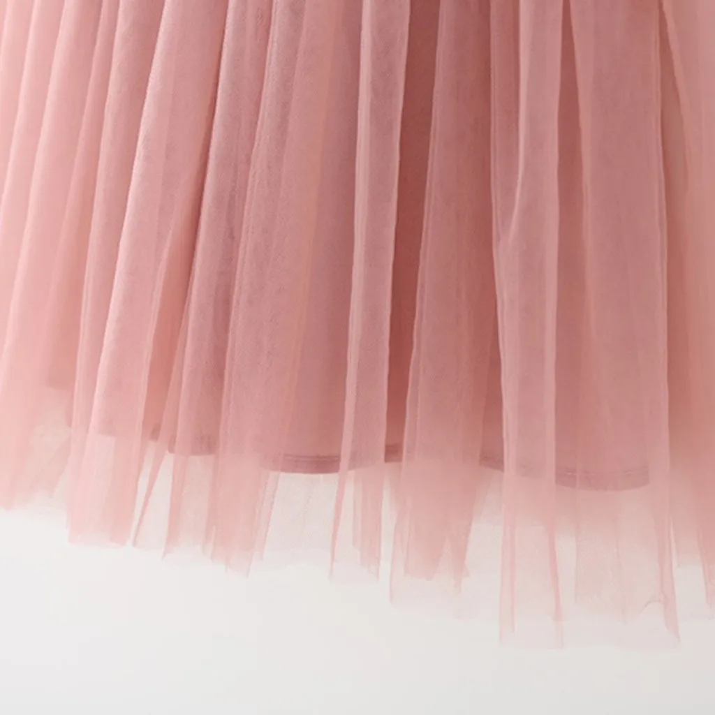 

Girls Sleeveless Sling Dress Princess Tulle Skirt Toddler Dress Kids Baby Girls Princess Clothing Strap Tulle Solid Dress