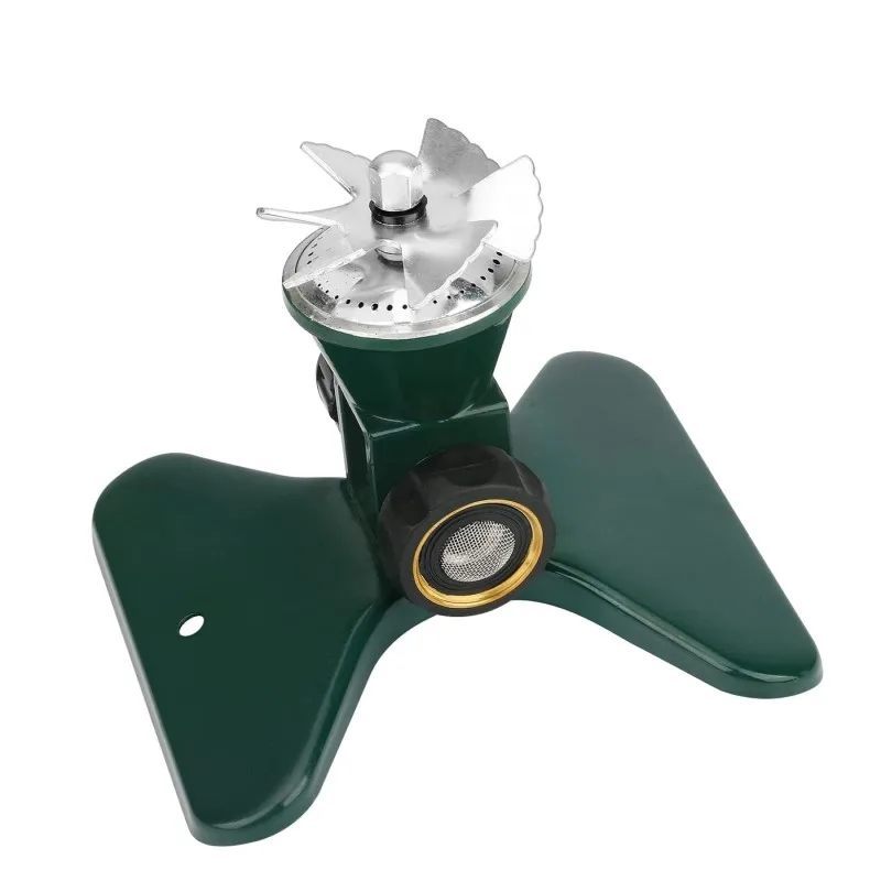 

Спринклер для газона, вращающийся на 360 °, с тяжелым основанием, с винтовым интерфейсом 3/4 дюйма