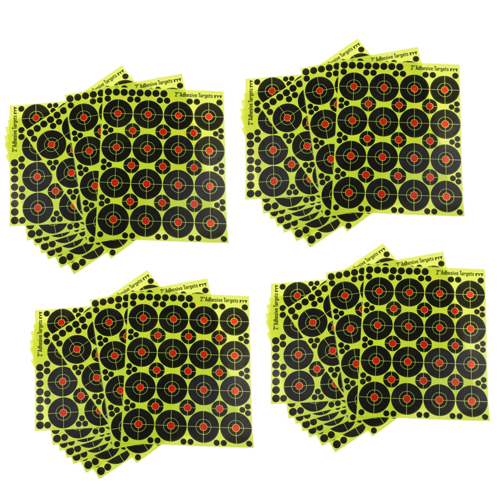 

4x 160pcs Targets Reactive Splatter Dia. 5cm Adhesive Paper Target