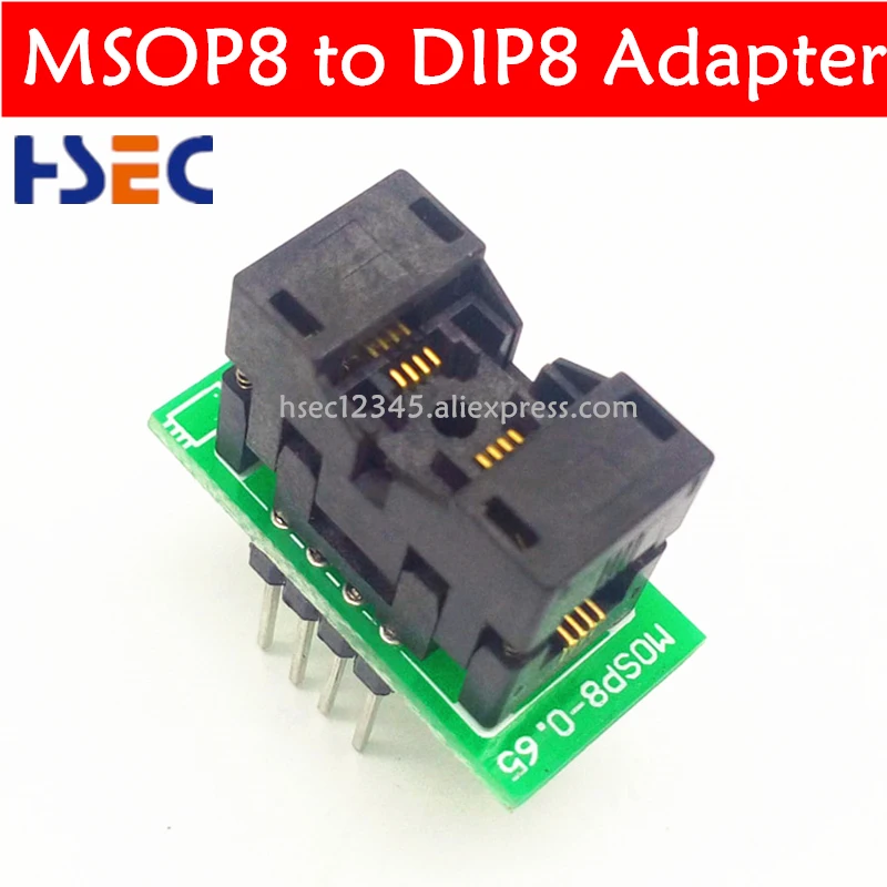 Адаптер MSOP8 для DIP8 MCU тестовый IC АДАПТЕР гнезда программатора сокет msop8 SSOP8 SSOP16 SOP8