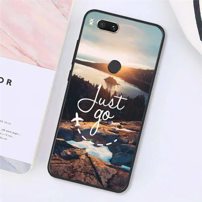 

Travel mountain sea beach quotes Phone Cases For Xiaomi Redmi note 7 8 9 t k30 max3 9 s 10 pro lite funda coque