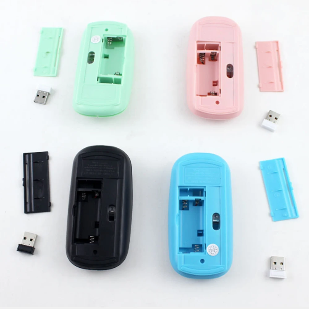 Беспроводная USB Мышь 2 4 ГГц для планшета ноутбука оптическая мышь прокрутки