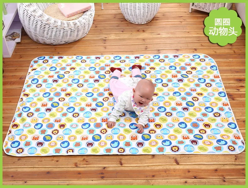 Матрасы 110*158 см трехслойные хлопковые мягкие детские подгузники