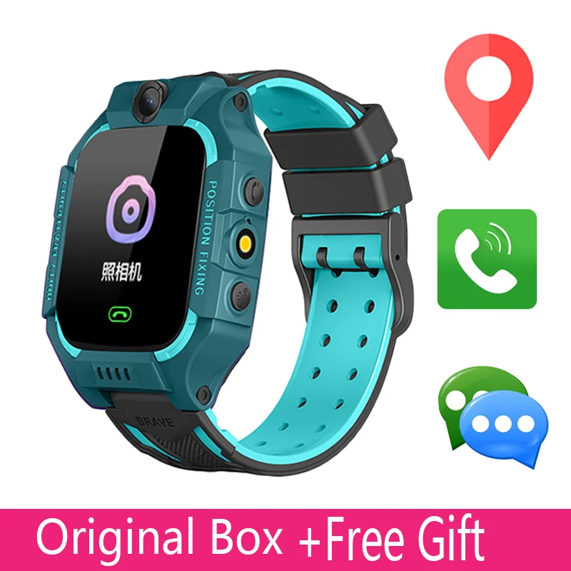 

2021 Kids Smart Watch for Children SOS Call Phone Watch Smartwatch use Sim Card Photo Waterproof IP67 Kids Gift For IOS Android